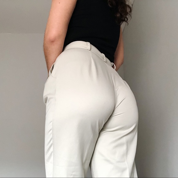 Haggar cream high waisted trousers - Picture 3 of 4